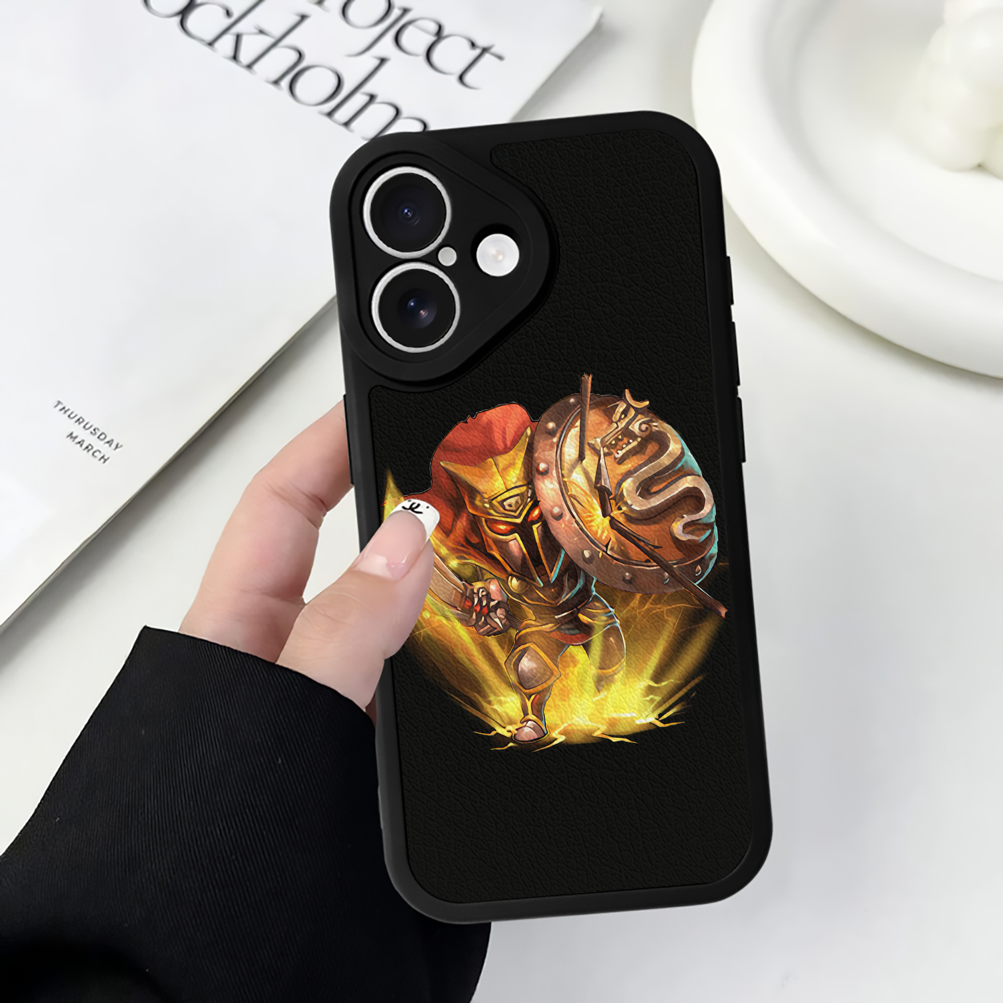 リーグ・オブ・レジェンド League of Legends LOL 【iPhone 16シリーズ対応】シリコンスマホケース（レザー調） 材質：シリコン